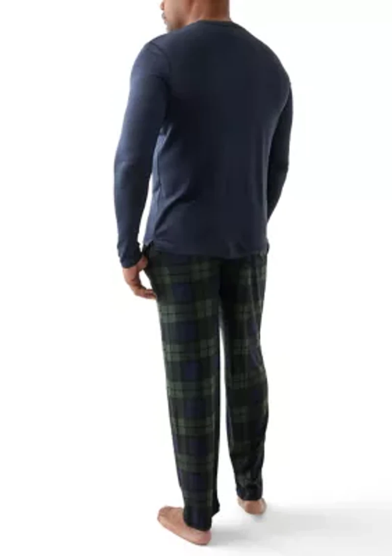Big & Tall Sweater Knit Sleep Set