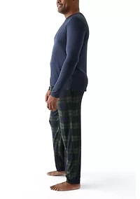 Big & Tall Sweater Knit Sleep Set
