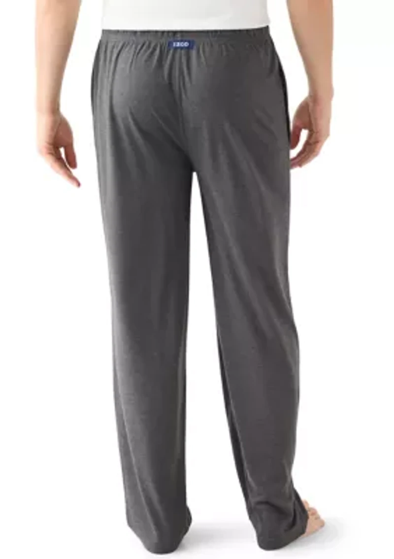 Men's Brushed Heather Knit Twill Sleep Pants