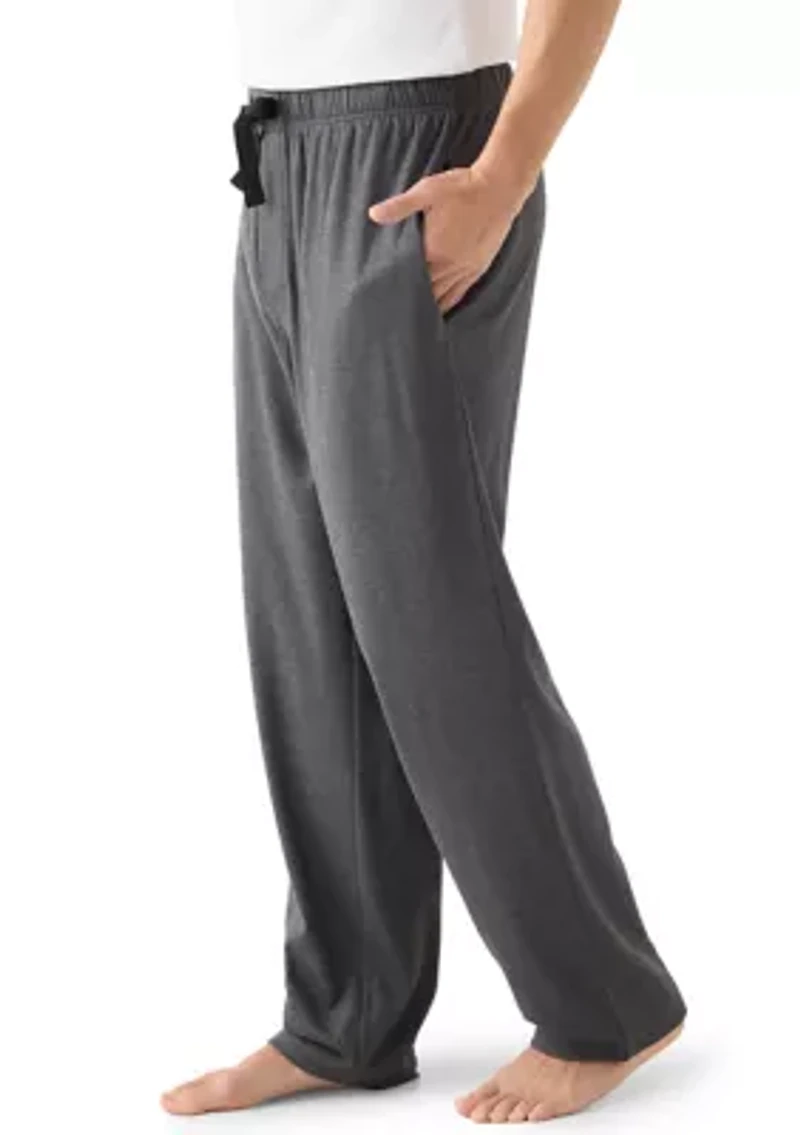 Men's Brushed Heather Knit Twill Sleep Pants