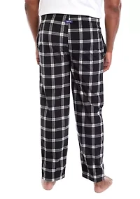 Big & Tall Plaid Silky Fleece Pants