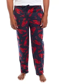 Big & Tall Printed Silky Fleece Pants