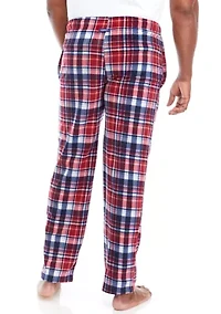 Big & Tall Plaid Fleece Pajama Pants