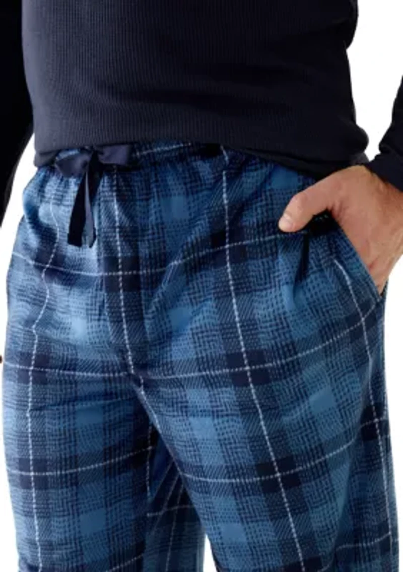 Big & Tall Sueded Fleece Printed Sleep Pants