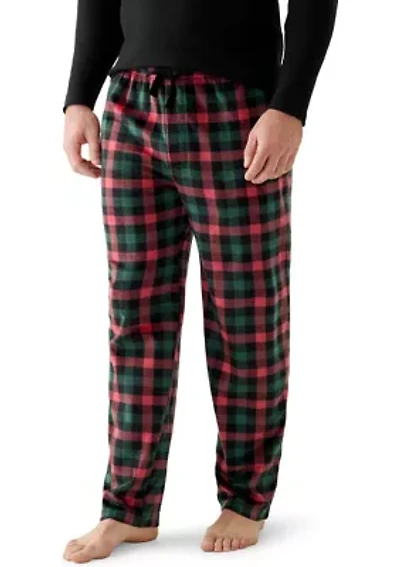 Big & Tall Sueded Fleece Printed Sleep Pants