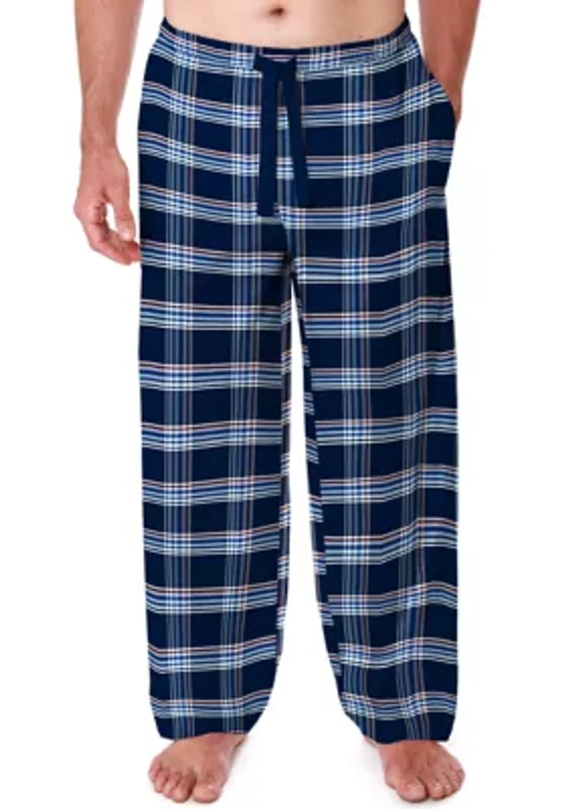 Big & Tall Rayon Printed Sleep Pants