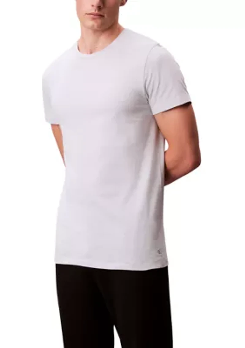 Short Sleeve Crew Neck Undershirt - 3 Pack