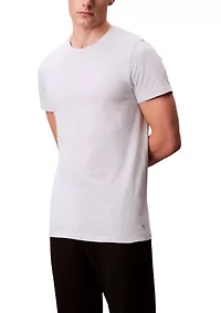 Short Sleeve Crew Neck Undershirt - 3 Pack