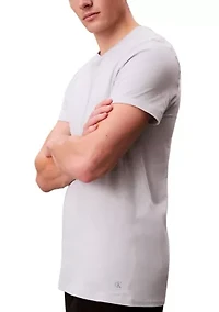 Short Sleeve Crew Neck Undershirt - 3 Pack