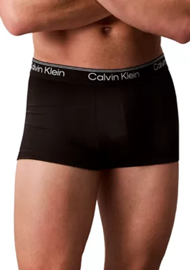 Microfiber Stretch 3-Pack Low Rise Trunks
