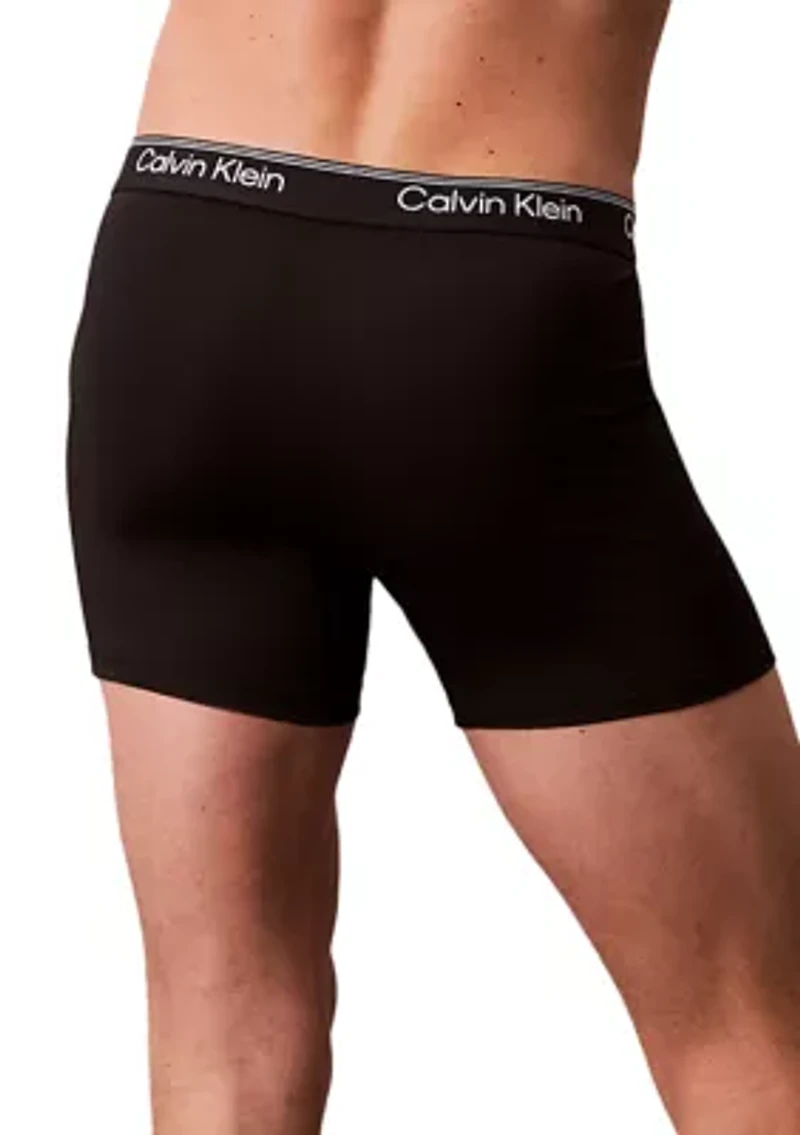 Microfiber Stretch 3-Pack Boxer Briefs