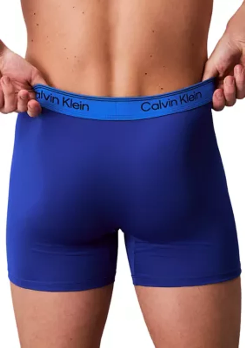 Microfiber Stretch 3-Pack Boxer Briefs