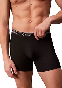 Microfiber Stretch 3-Pack Boxer Briefs