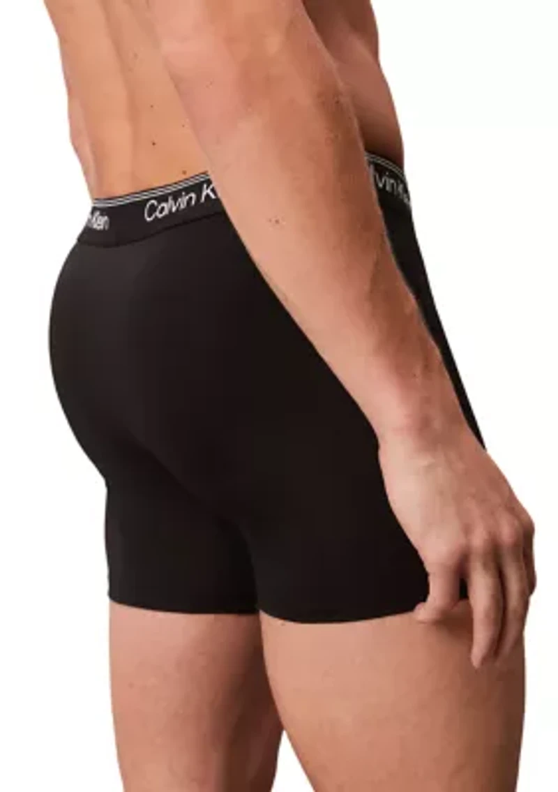 Microfiber Stretch 3-Pack Boxer Briefs