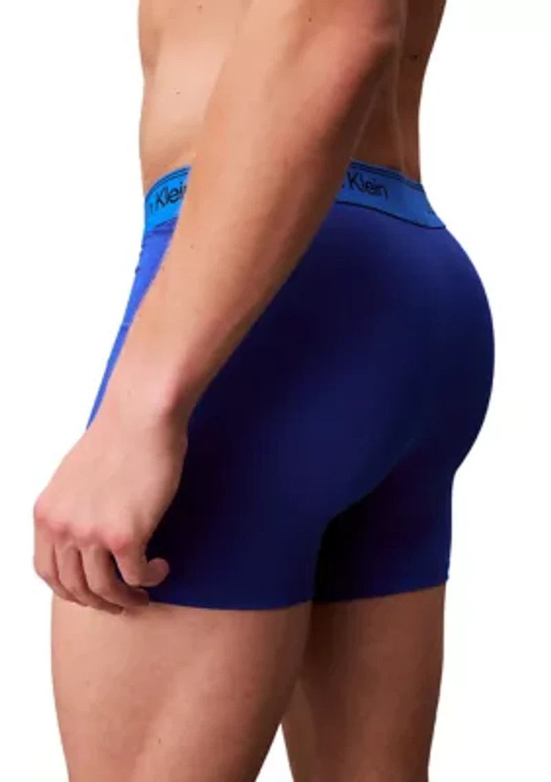 Microfiber Stretch 3-Pack Boxer Briefs