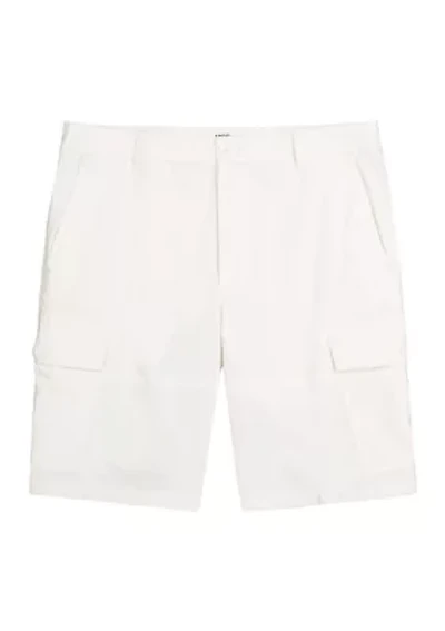 Big & Tall 10.5 Inch Stretch Saltwater Cargo Shorts