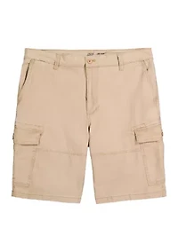 Big & Tall 10.5 Inch Stretch Saltwater Cargo Shorts