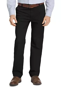 Big & Tall Straight Fit Flat Front Performance Stretch Pants