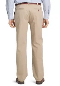 Big & Tall Straight Fit Flat Front Performance Stretch Pants