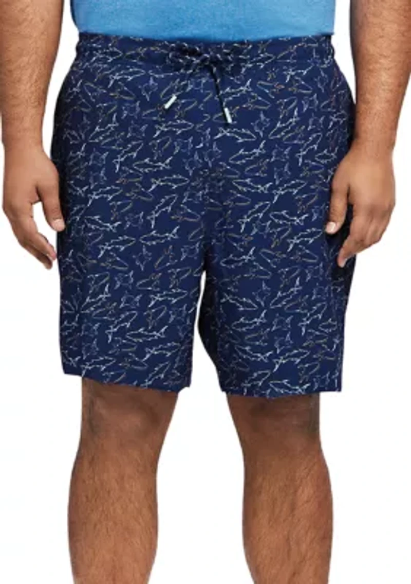 Big & Tall Saltwater Beach Performance Swim Trunks