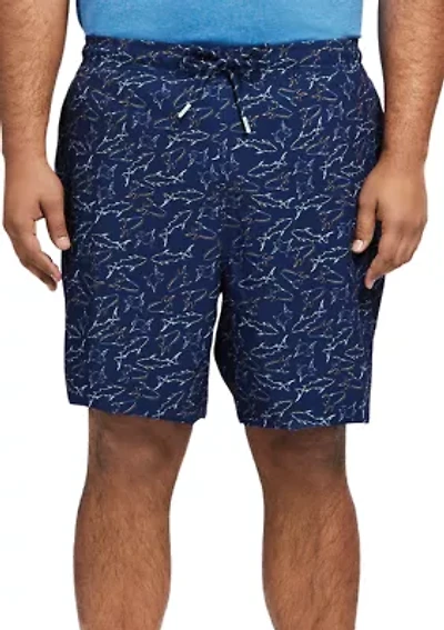 Big & Tall Saltwater Beach Performance Swim Trunks