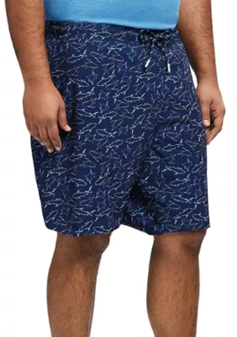 Big & Tall Saltwater Beach Performance Swim Trunks