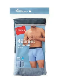 Tartan Plaid Boxer Briefs - 4 Pack