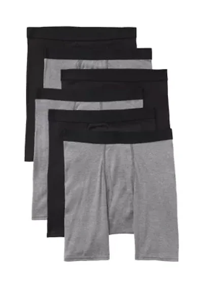 Tagless Boxer Briefs - 6 Pack