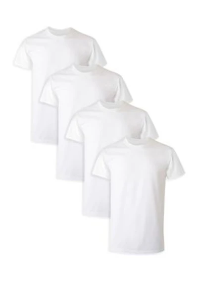 Big & Tall Crew Neck Short Sleeve T-Shirt - 4 Pack