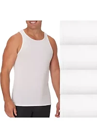 Big & Tall 4-Pack Tank Undershirts Pack, Ultimate® ComfortSoft Top
