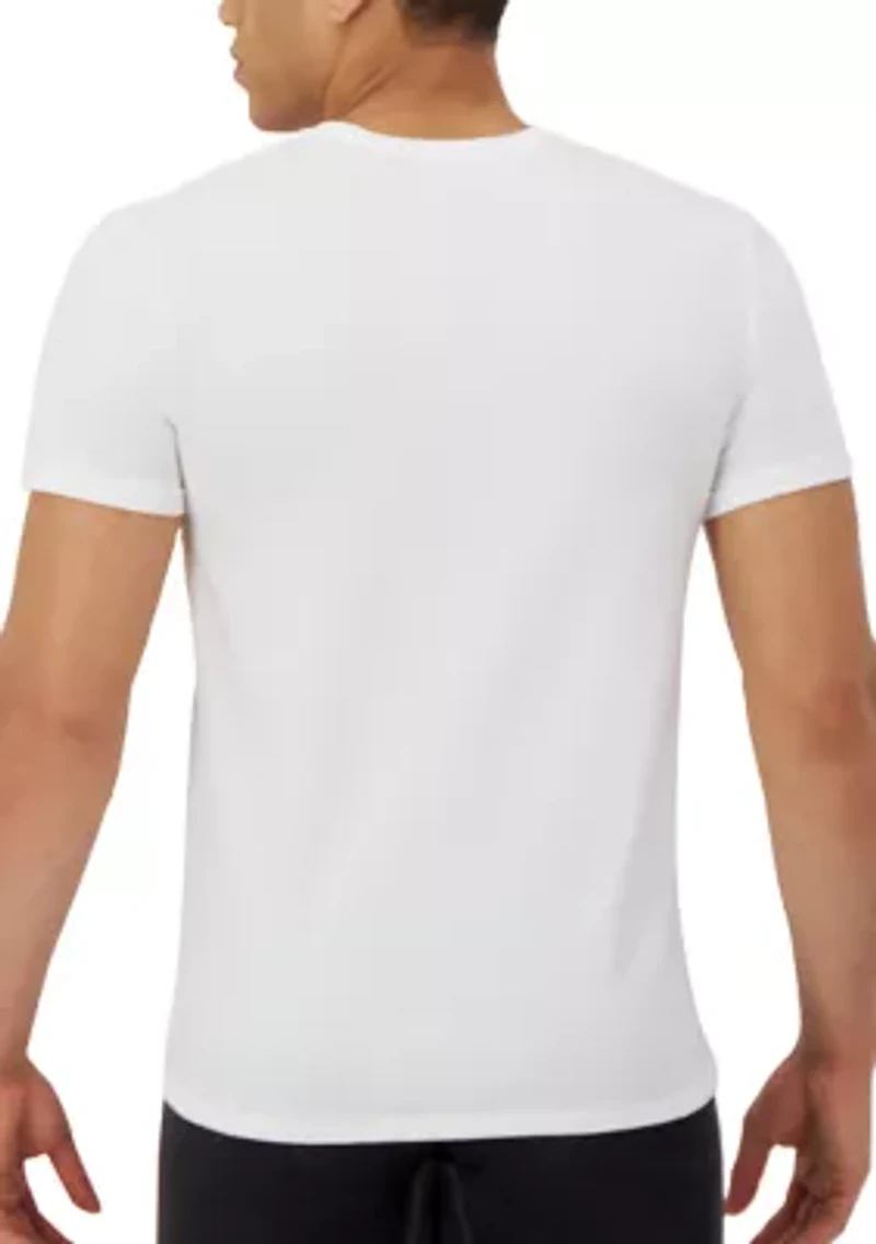 Men's Ultimate 3-Pack Crewneck Undershirts, Comfort Fit Stretch