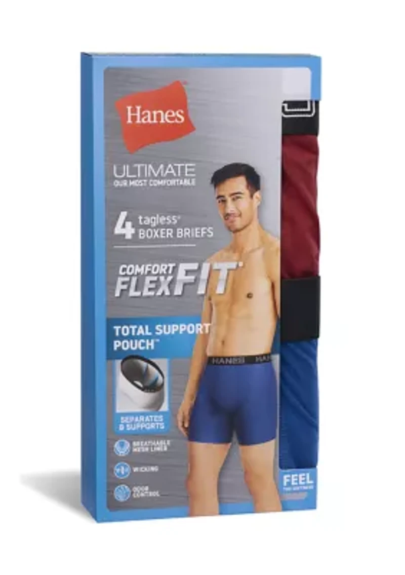 4-Pack of Assorted Boxer Briefs