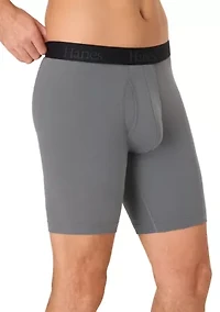 Men's Hanes® Ultimate 3-Pack Comfort Flex Fit® Long-Leg Boxer Briefs Underwear with Total Support Pouch™