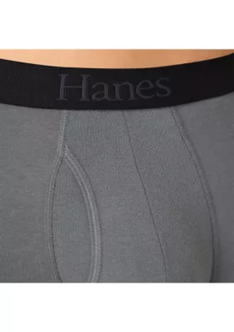 Men's Hanes® Ultimate 3-Pack Comfort Flex Fit® Long-Leg Boxer Briefs Underwear with Total Support Pouch™