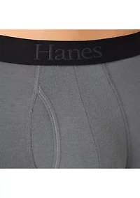 Men's Hanes® Ultimate 3-Pack Comfort Flex Fit® Long-Leg Boxer Briefs Underwear with Total Support Pouch™