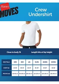 Performance Crew Neck Undershirt - 3 Pack