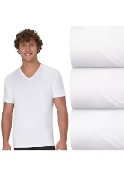 Men's Moves V-Neck X-Temp Performance Shirt Pack
