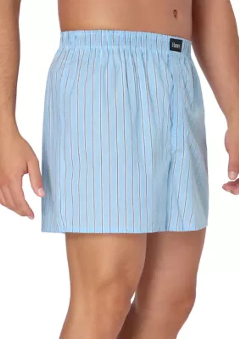 Ultimate Cotton Stretch Woven Boxers Pack