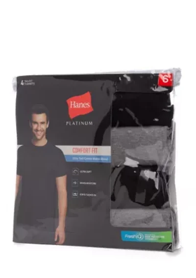 4-Pack Modal Crew Undershirts