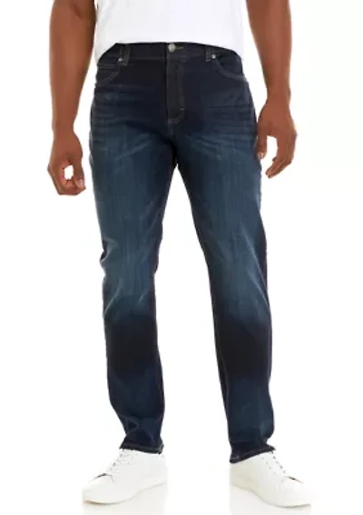 Straight Leg Tapered Jeans