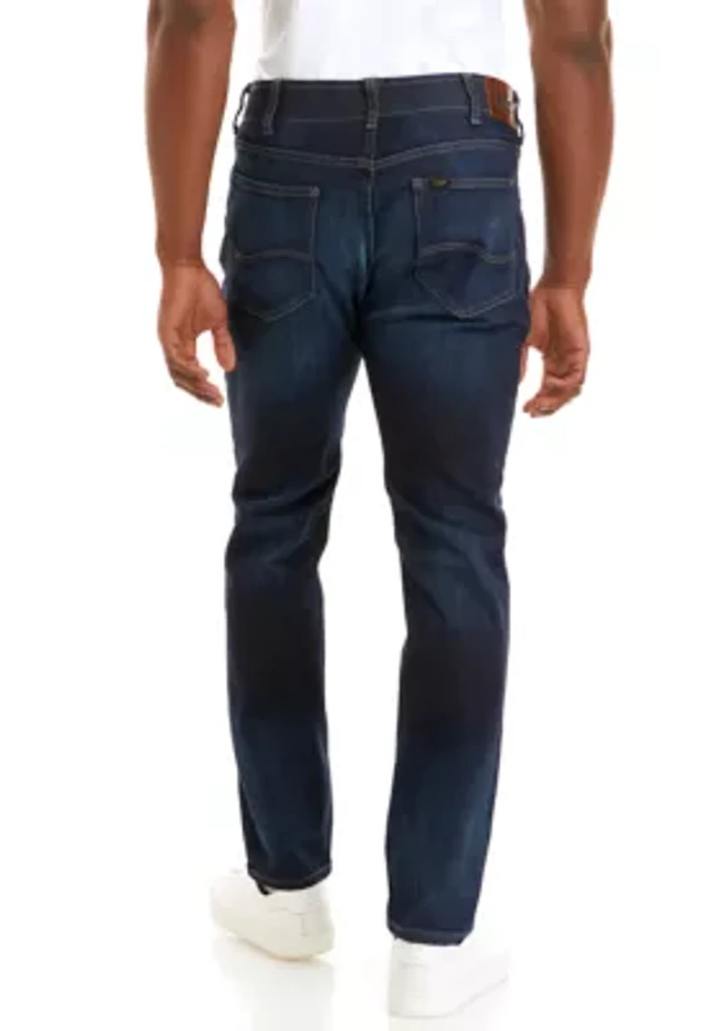 Straight Leg Tapered Jeans