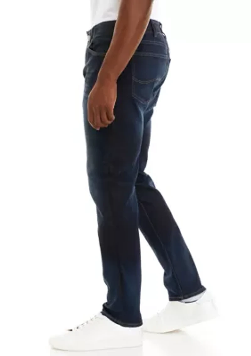 Straight Leg Tapered Jeans