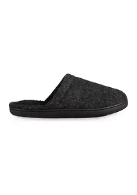 Faux Wool Hoodback Slippers