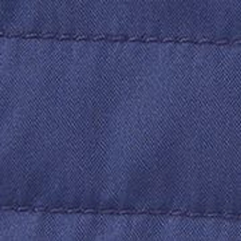 Quilted Pongee Insulated Water Repellent and Touchscreen Gloves with Gathered Wrist Clips