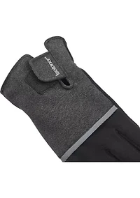 Reflective Tech Stretch and Fleece Water Repellent Gloves with Touchscreen Technology