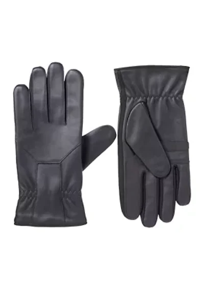 Men's Water Repellent Touchscreen Leather Gloves