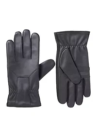 Men's Water Repellent Touchscreen Leather Gloves