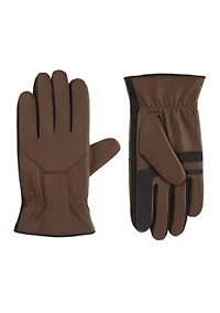 Men's Water Repellent Touchscreen Leather Gloves