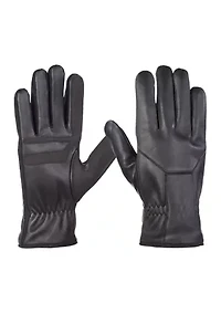 Men's Water Repellent Touchscreen Leather Gloves