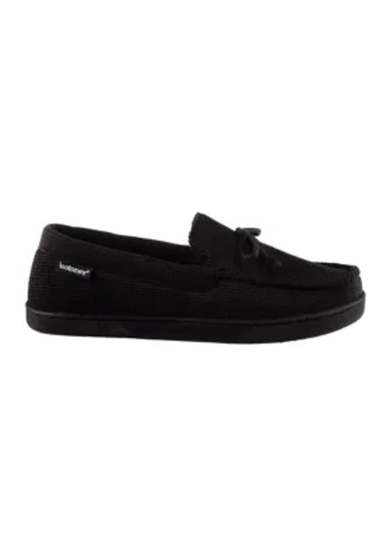 Mini Box Corduroy Luke Moccasins with Lace Detail